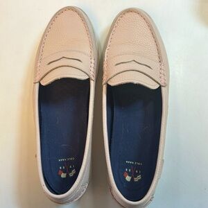 Cole Haan Pinch Maine Classic light Pink/Cream Loafer Excellent Condition sz 10